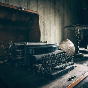 typewriter, old, vintage